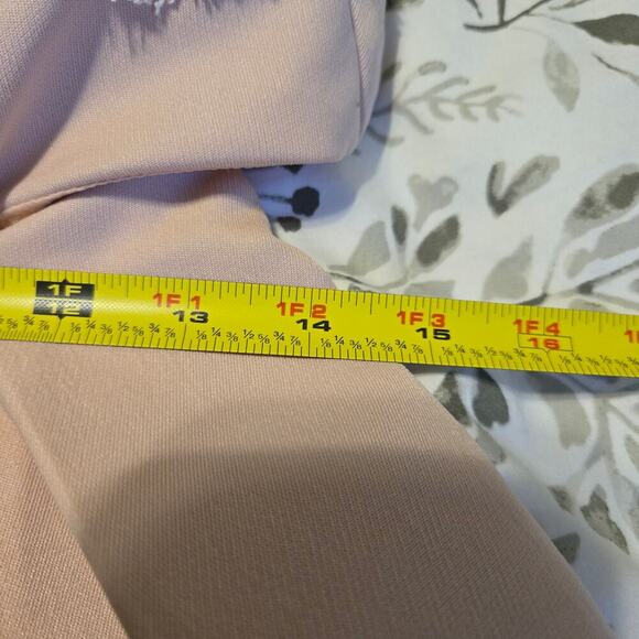 English Factory Dress Pink/Apricot Lace Elegant  Midi Dress Coquette Feminine - Picture 5 of 11